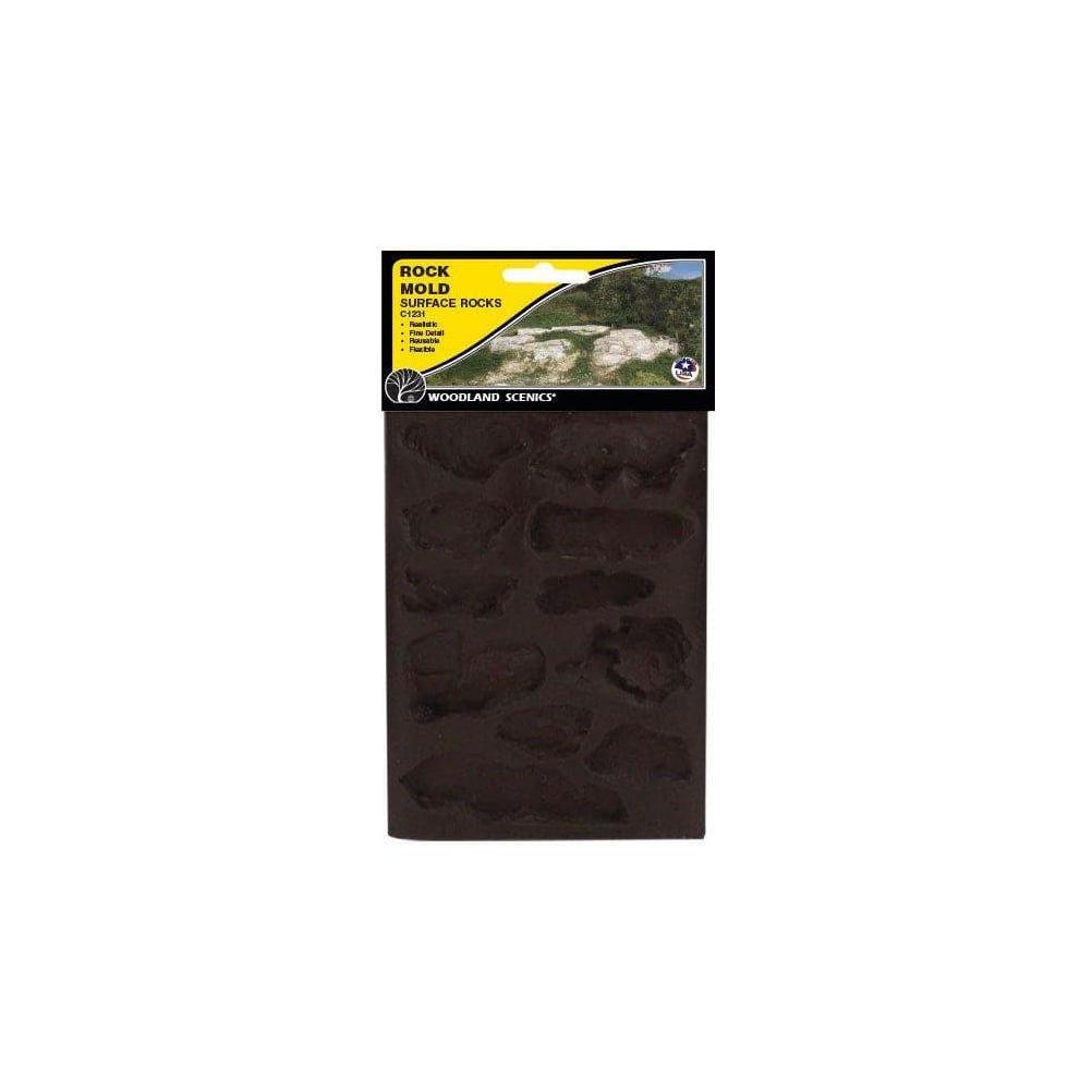 WOODLAND SCENICS Rock Mold - Surface Rocks (5x7)
