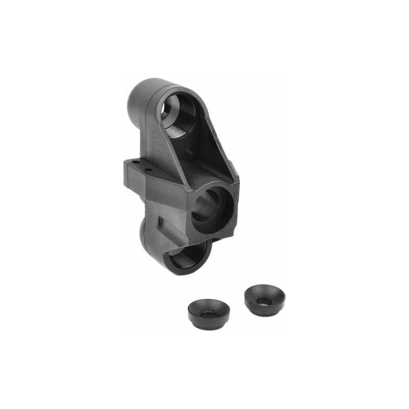 TEAM CORALLY HD Steering Block Wide Pivot Ball Cup (2) Front Composite 1 Set
