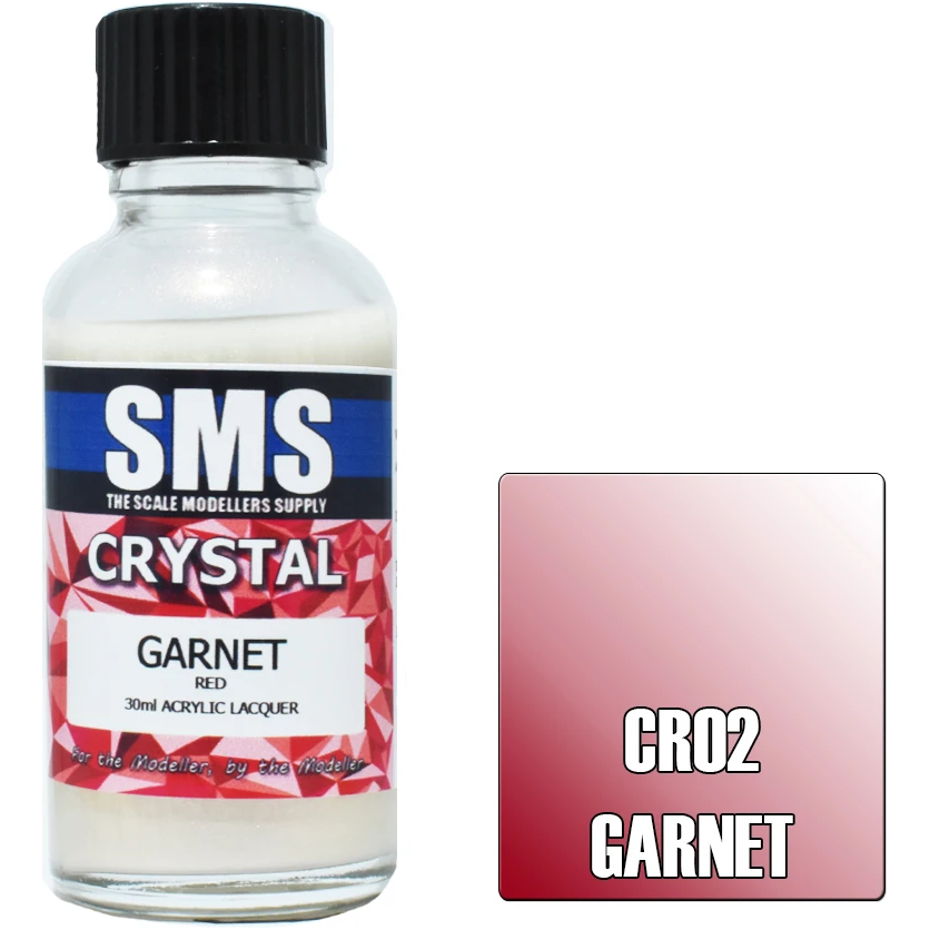 SMS Crystal Garnet (Red) 30ml