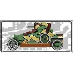 COPPER STATE MODELS 1/35 Lanchester Belgian Camo Masks
