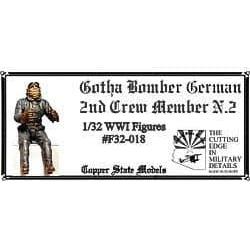 COPPER STATE MODELS 1/32 Gotha Bomber German 2nd Crew Membe