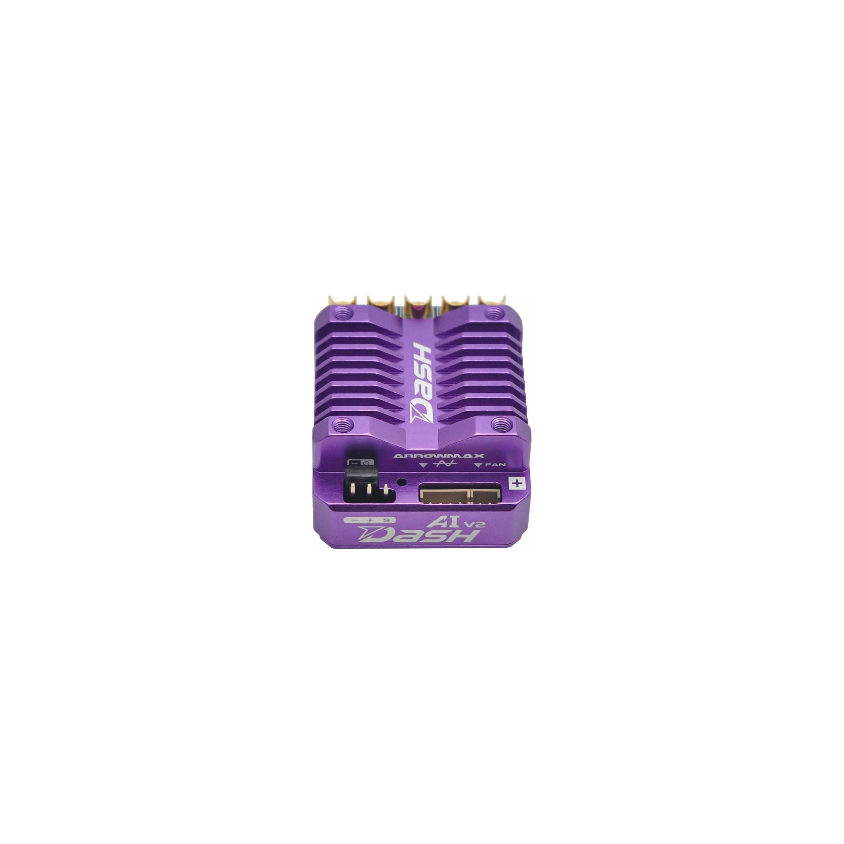 ARROWMAX Dash AI PRO V2 1/10 Competition ESC 190amp Purple