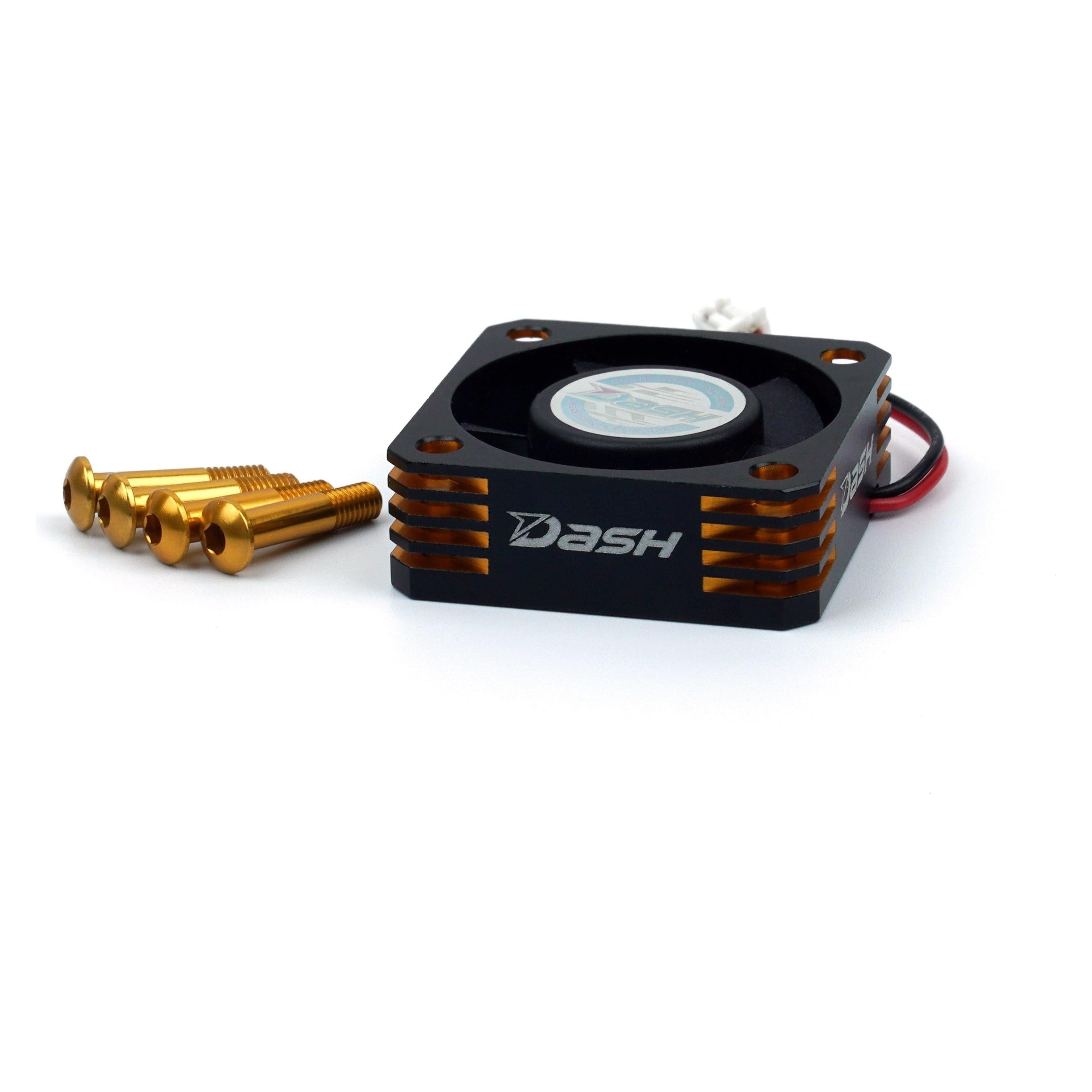 DASH Ultra High Speed ESC Cooling Fan 30x30x10mm (Alu) Black Golden