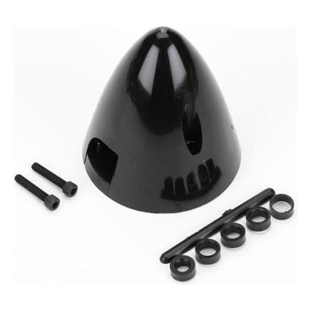 DUBRO 285 2-1/2in Spinner Black (1 per Pack) 64mm