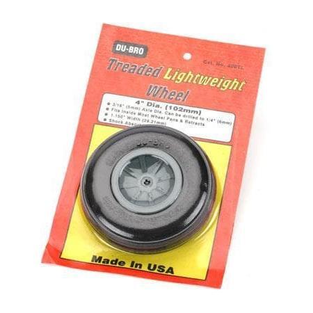 DUBRO 4" Treaded Lightweight Wheel