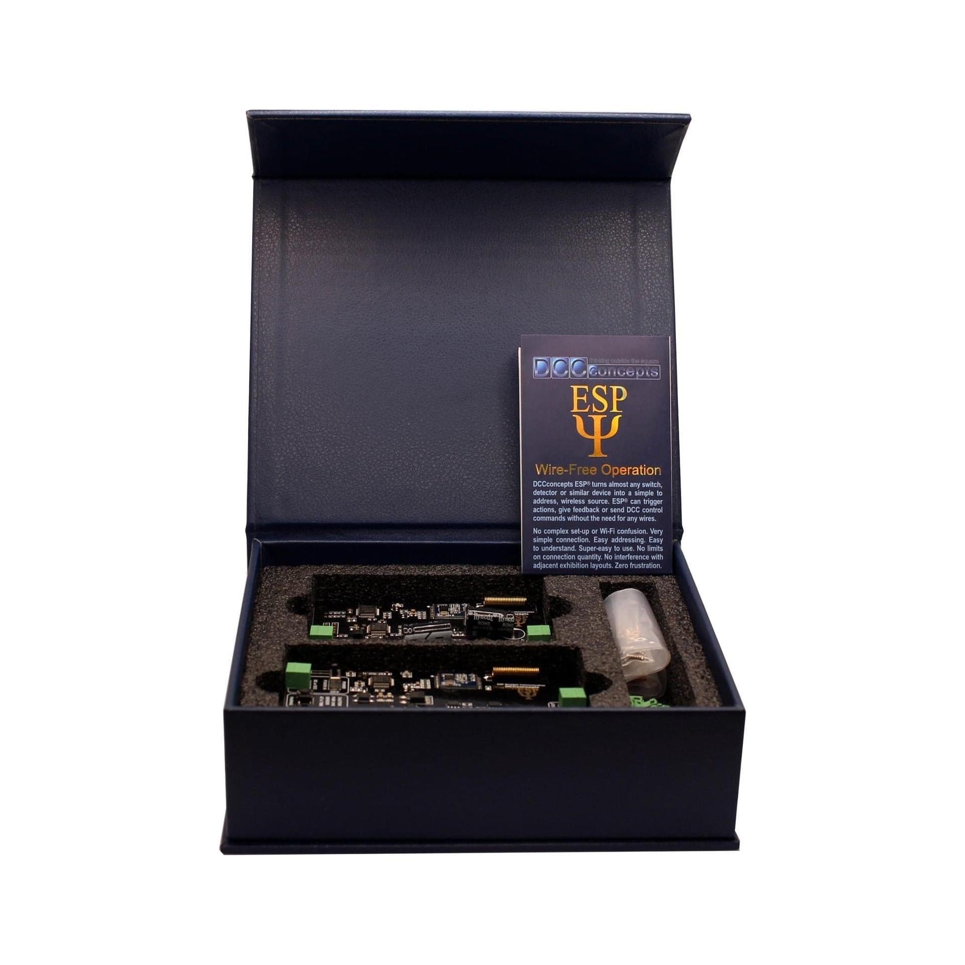 DCC CONCEPTS ESP Starter Set 3-Output DCC Transmitter & Wireless DCC Receiver Unit