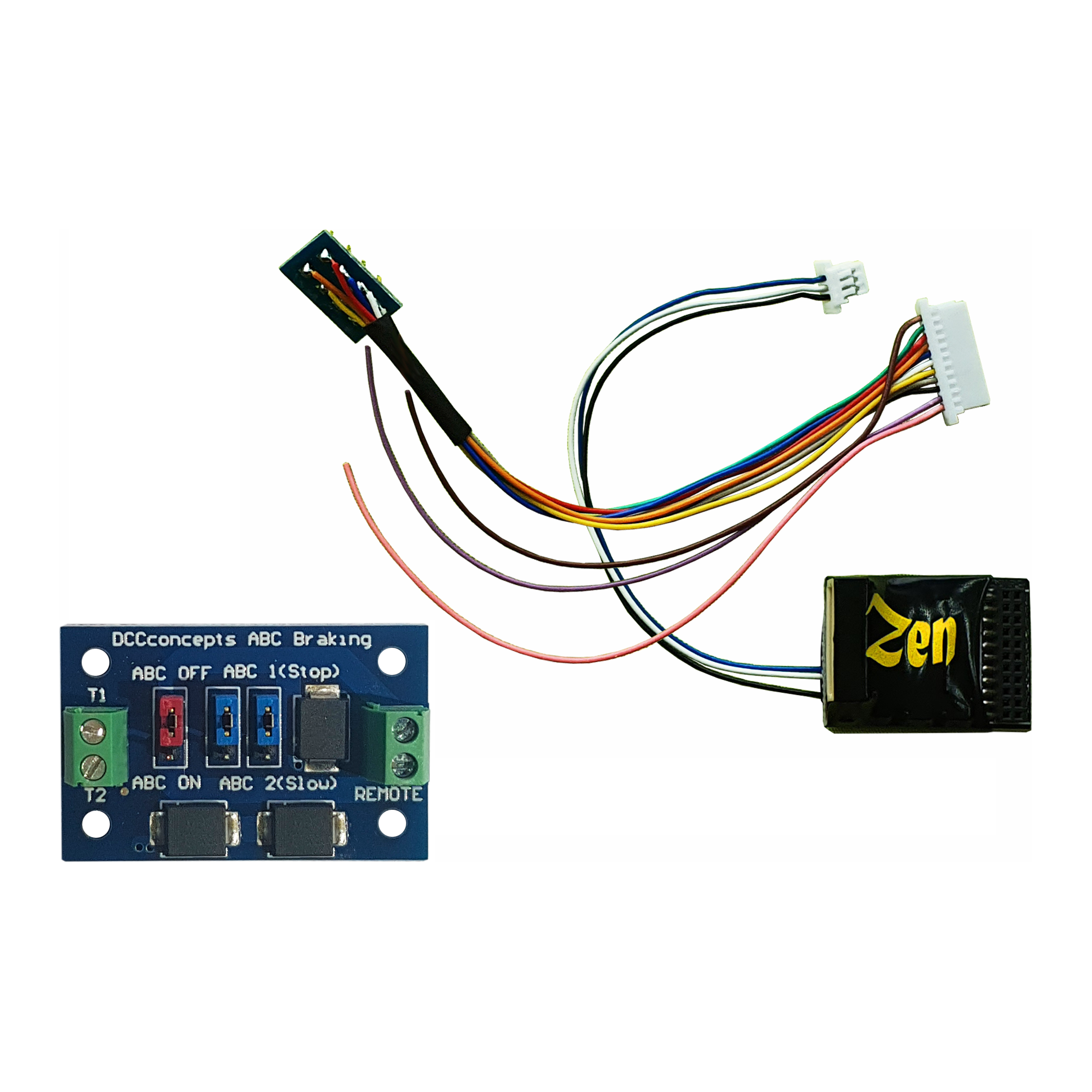 DCC CONCEPTS Zen Black 21 Pin w/ 8 Pin Adaptor 6 Functions