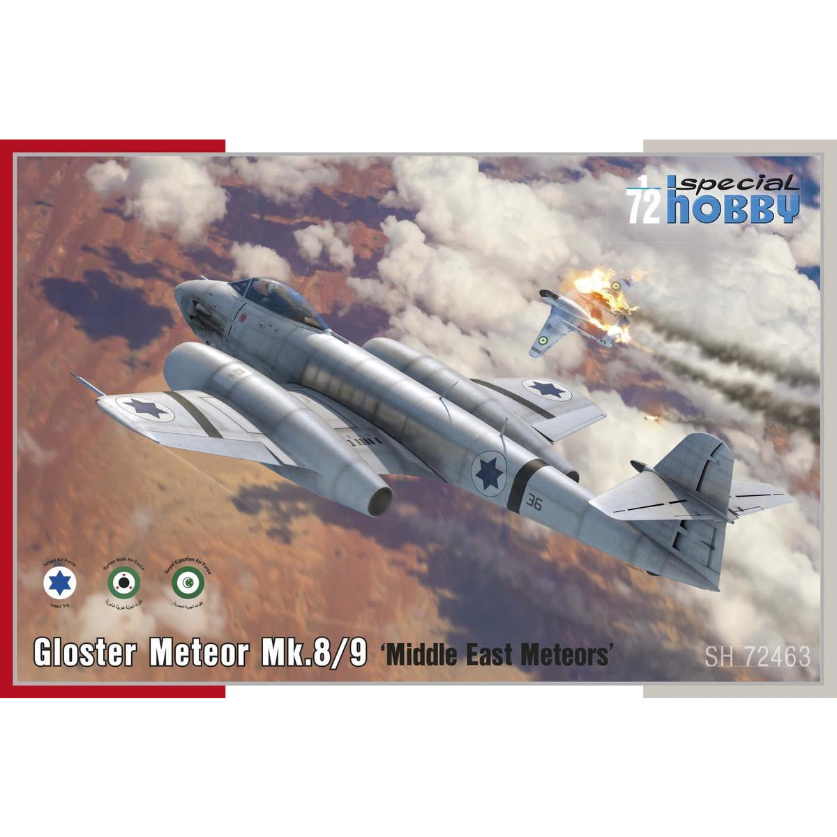 SPECIAL HOBBY 1/72 Gloster Meteor Mk.8/9 Middle East Meteors