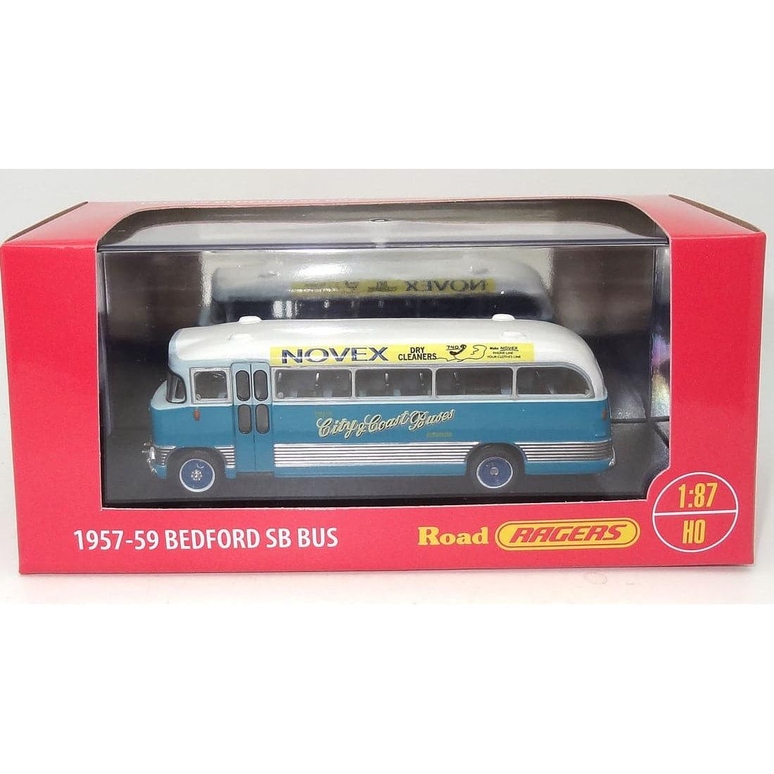AUSSIE ROAD RAGERS 1/87 1959 Bedford SB Bus - Duffy's Bundaberg