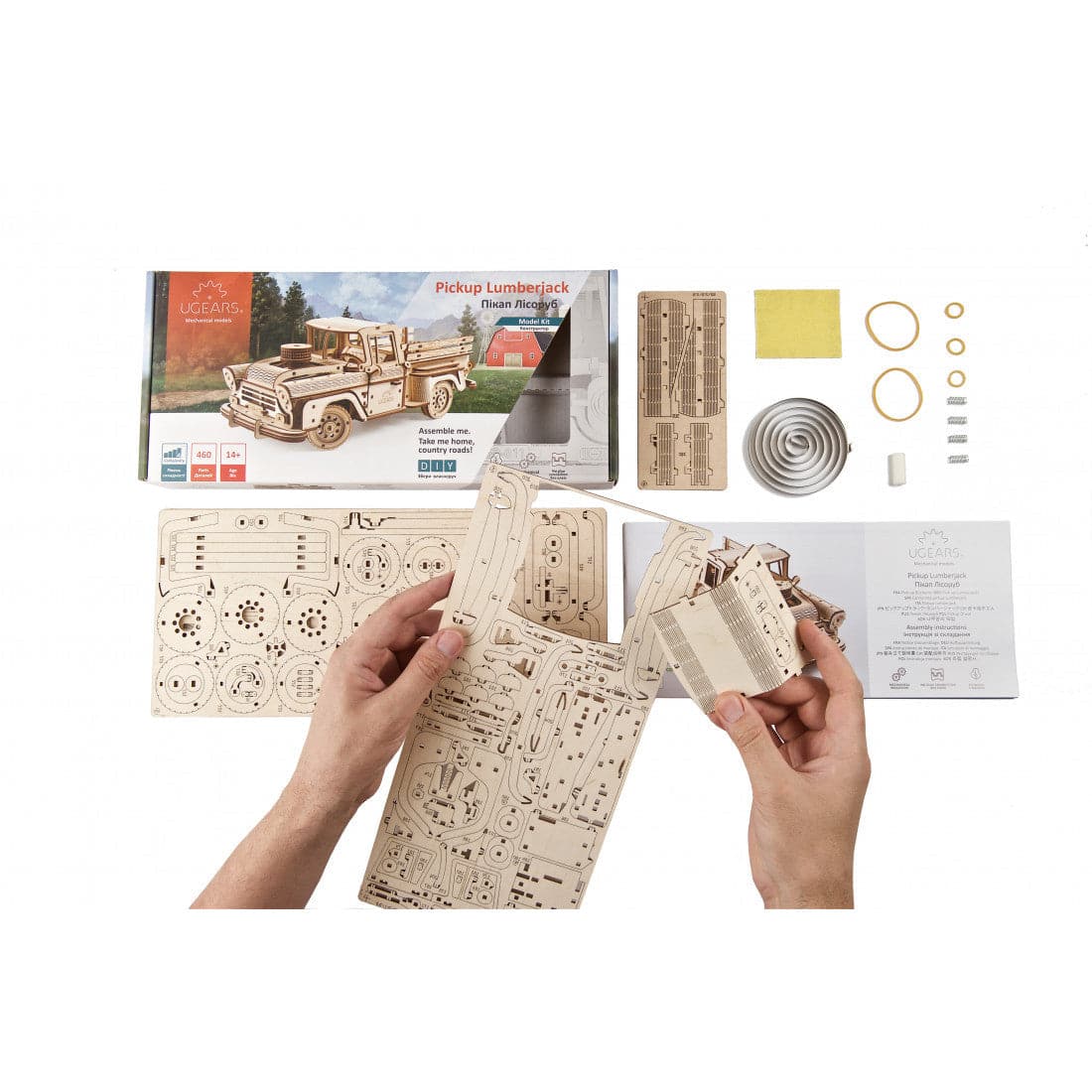 UGEARS Pickup Lumberjack Truck