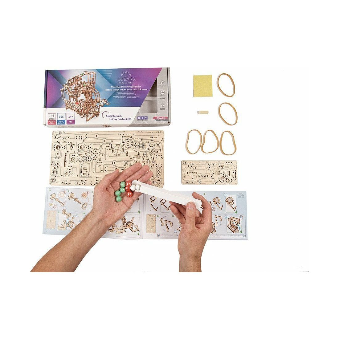 UGEARS Marble Run Stepped Hoist