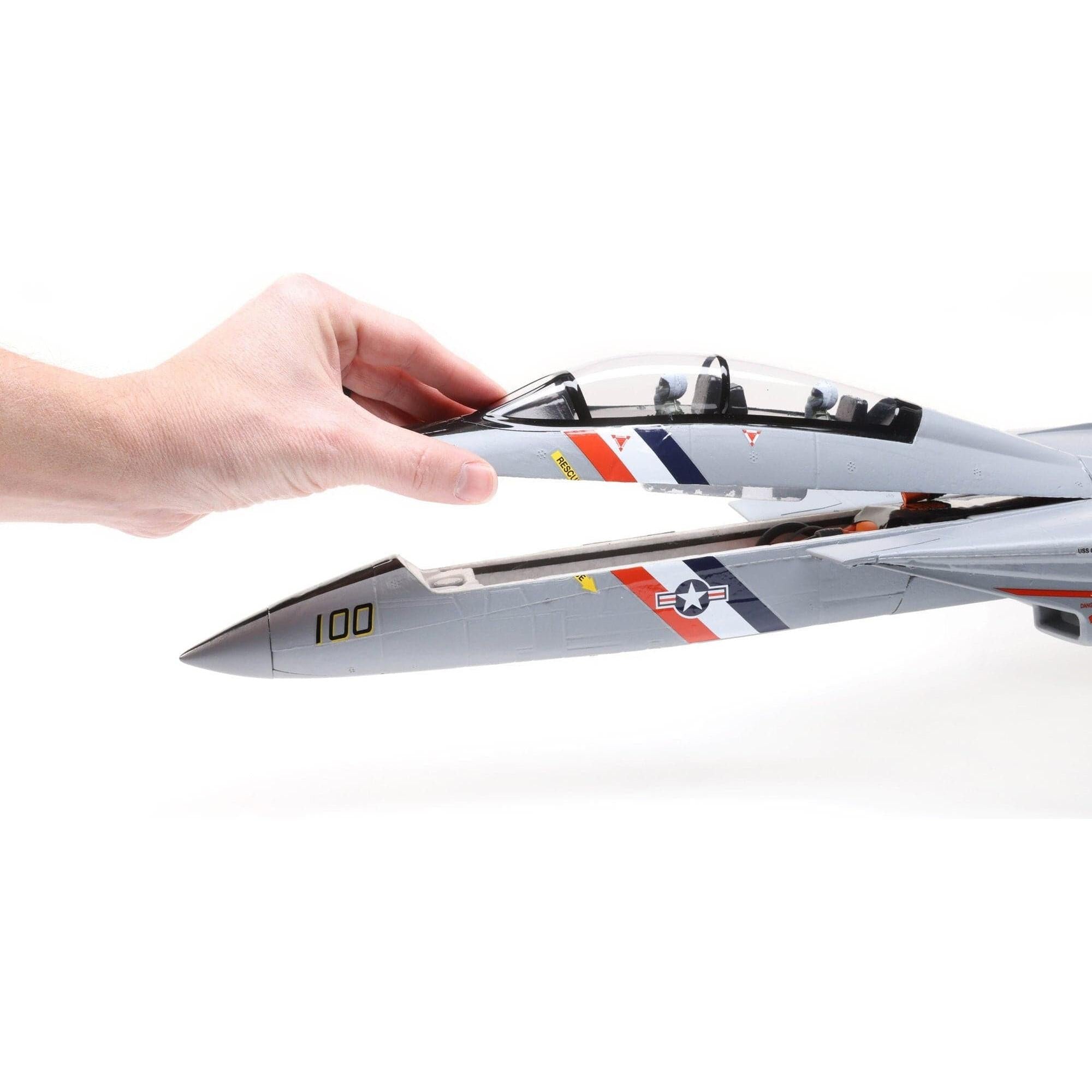 E-FLITE F-14 Tomcat Twin 40mm EDF Jet, BNF Basic, EFL01450