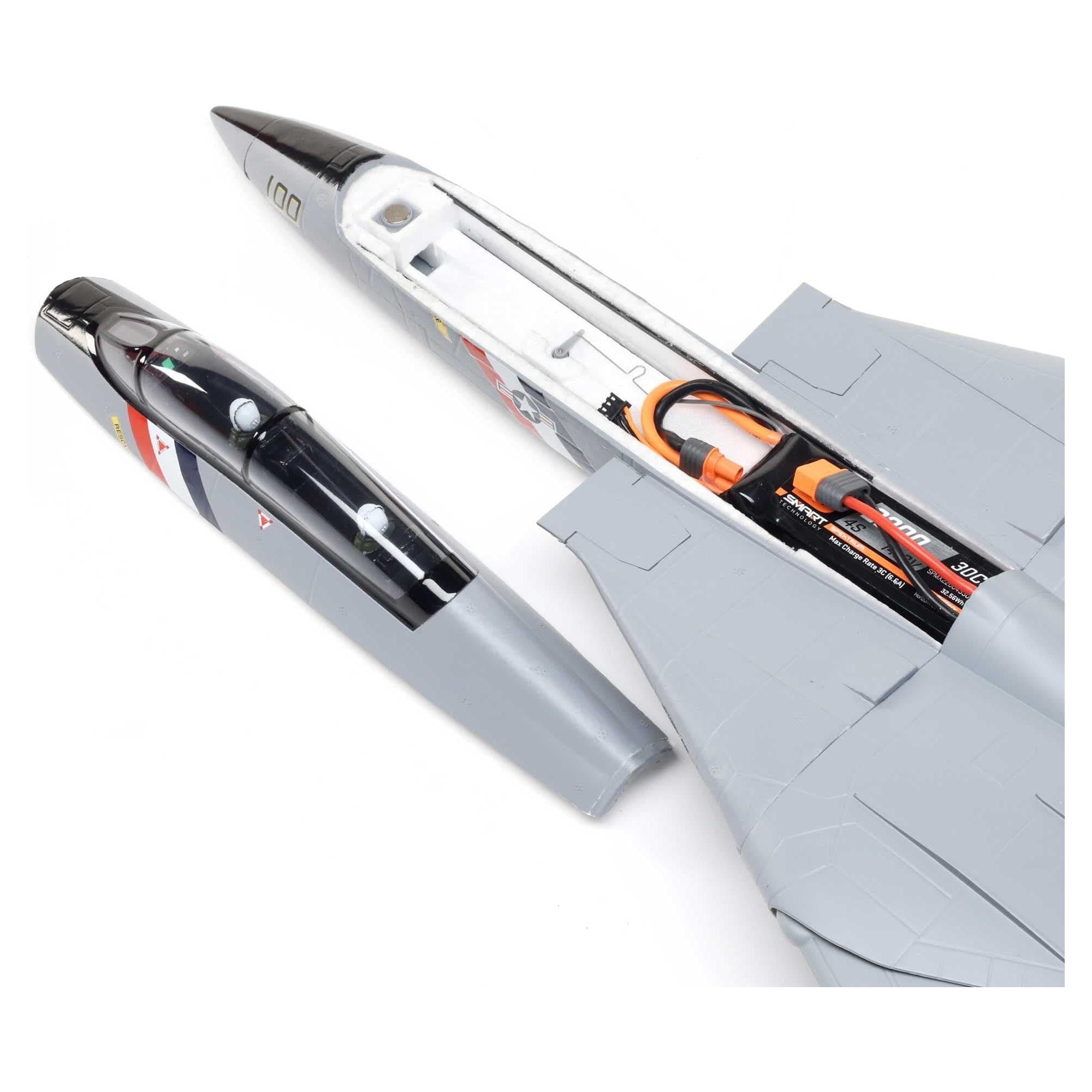 E-FLITE F-14 Tomcat Twin 40mm EDF Jet, BNF Basic, EFL01450
