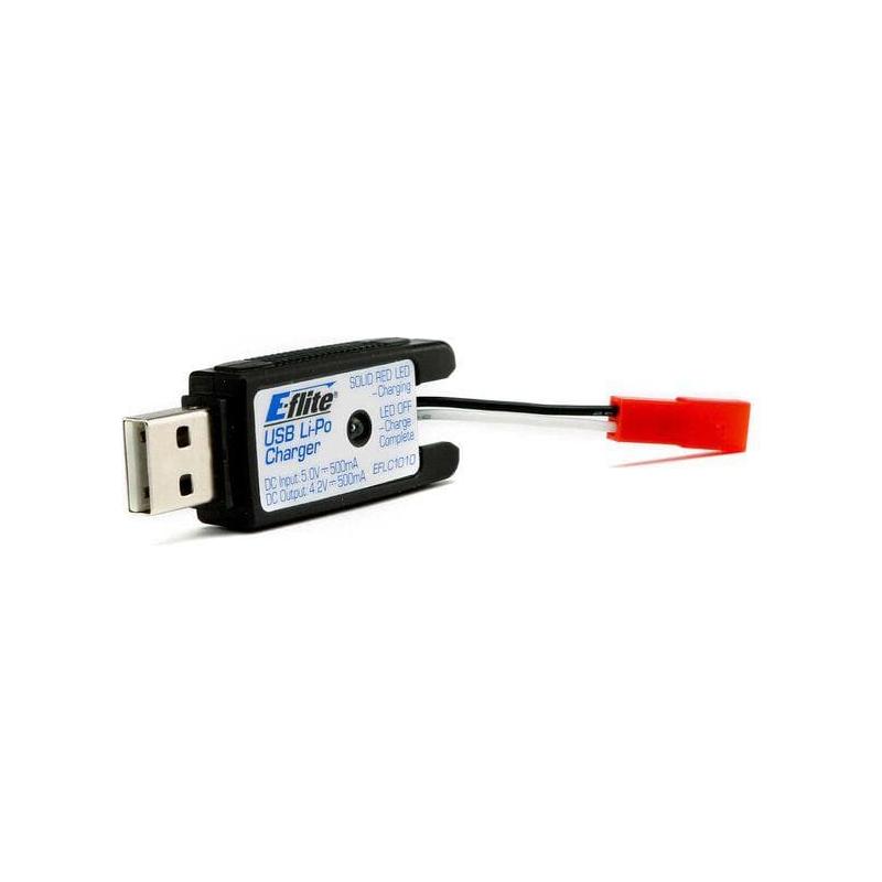 E-FLITE 1S USB LiPo Charger, 500mA 120 S