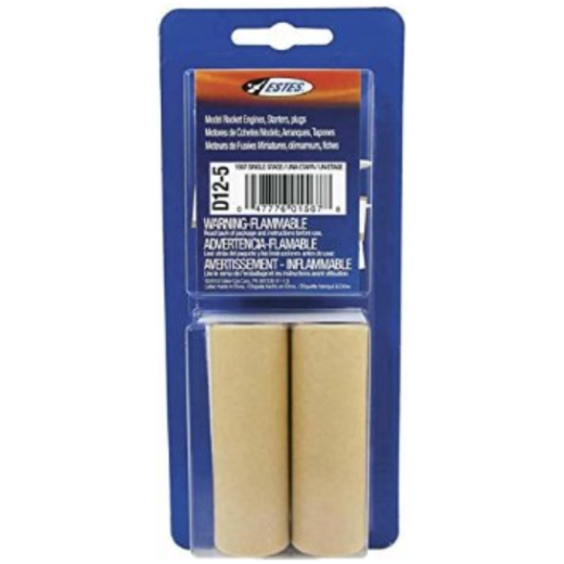 ESTES Engines (2) 2 Blister D12-5 6L