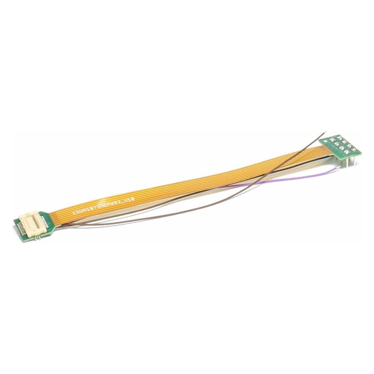 ESU Adapter Board, 18-Pin Next-18 socket to NEM652 8-Pin, Flex 88mm