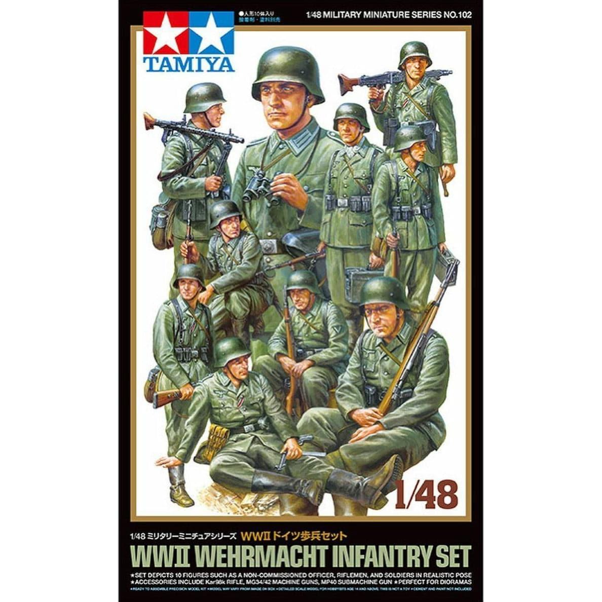 TAMIYA 1/48 WWII Wehrmacht Infantry Set