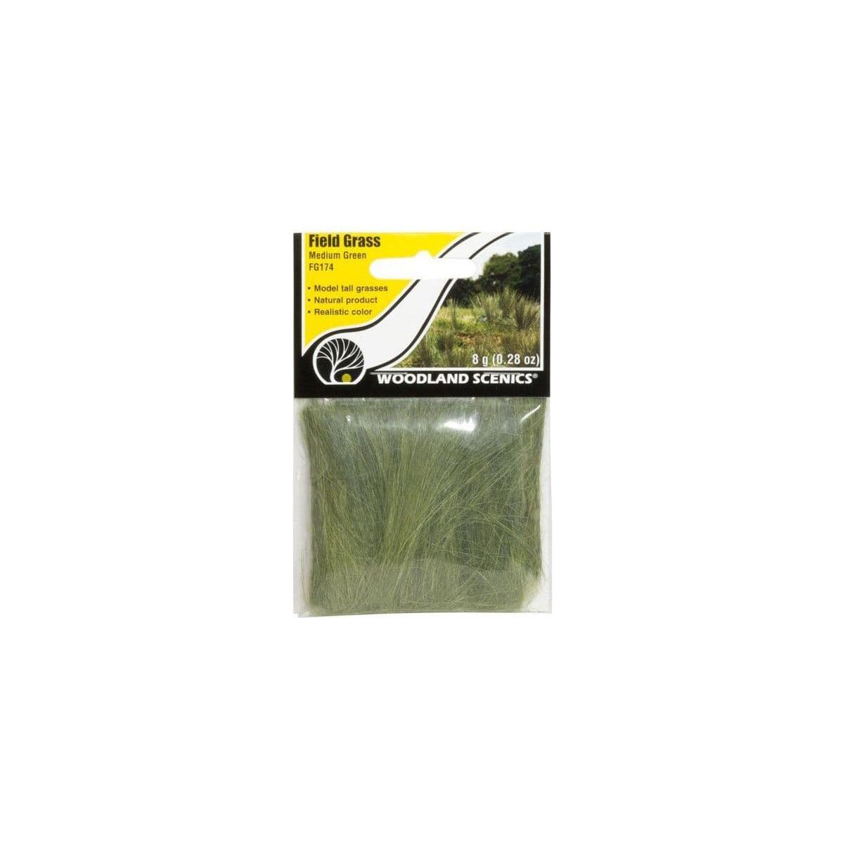 WOODLAND SCENICS Medium Green Field Grass