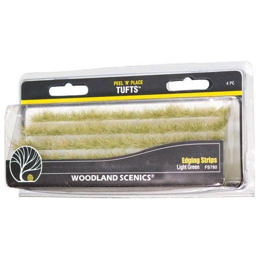 WOODLAND SCENICS Light Green Edging Strips