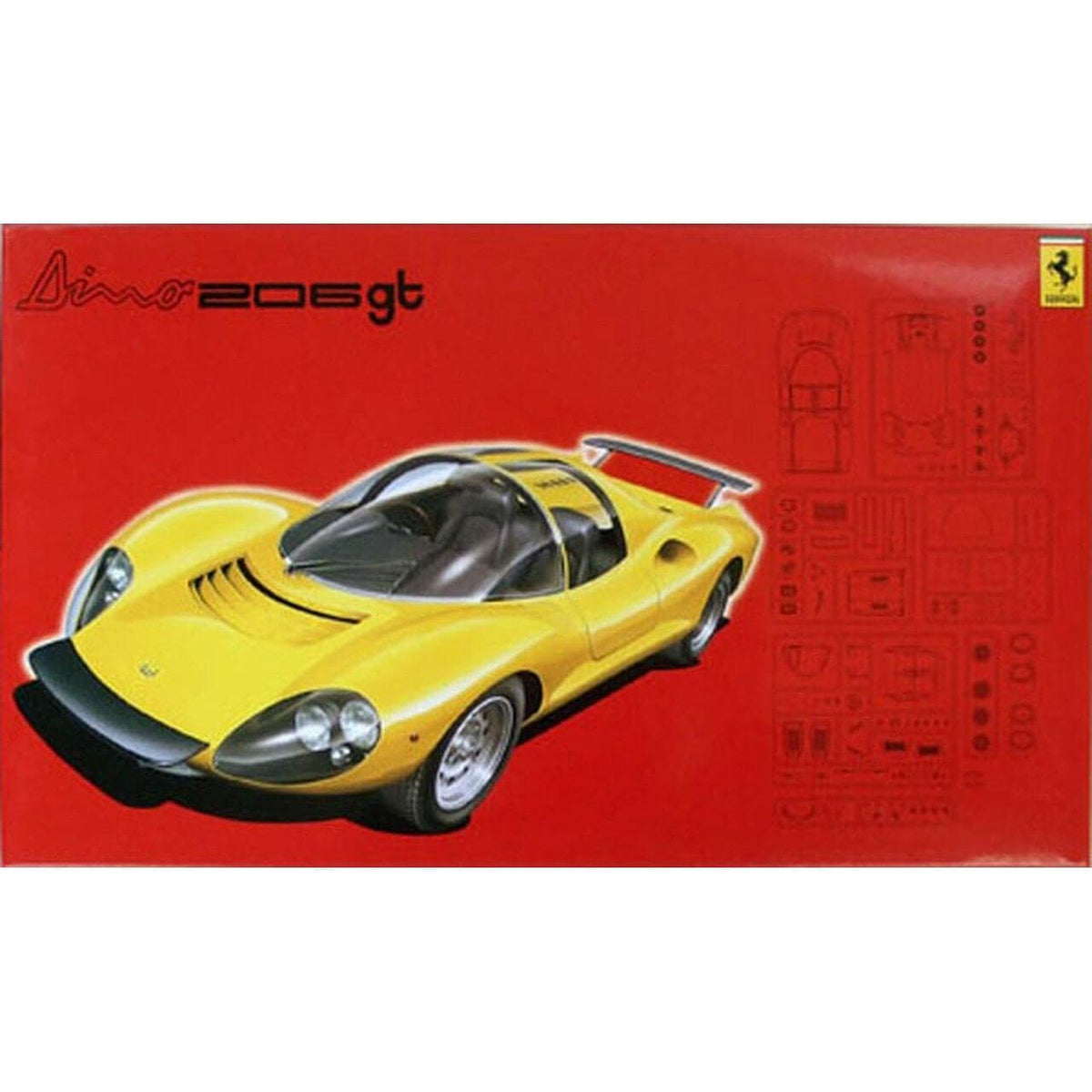 FUJIMI 1/24 Dino 206 (RS-76) Plastic Model Kit