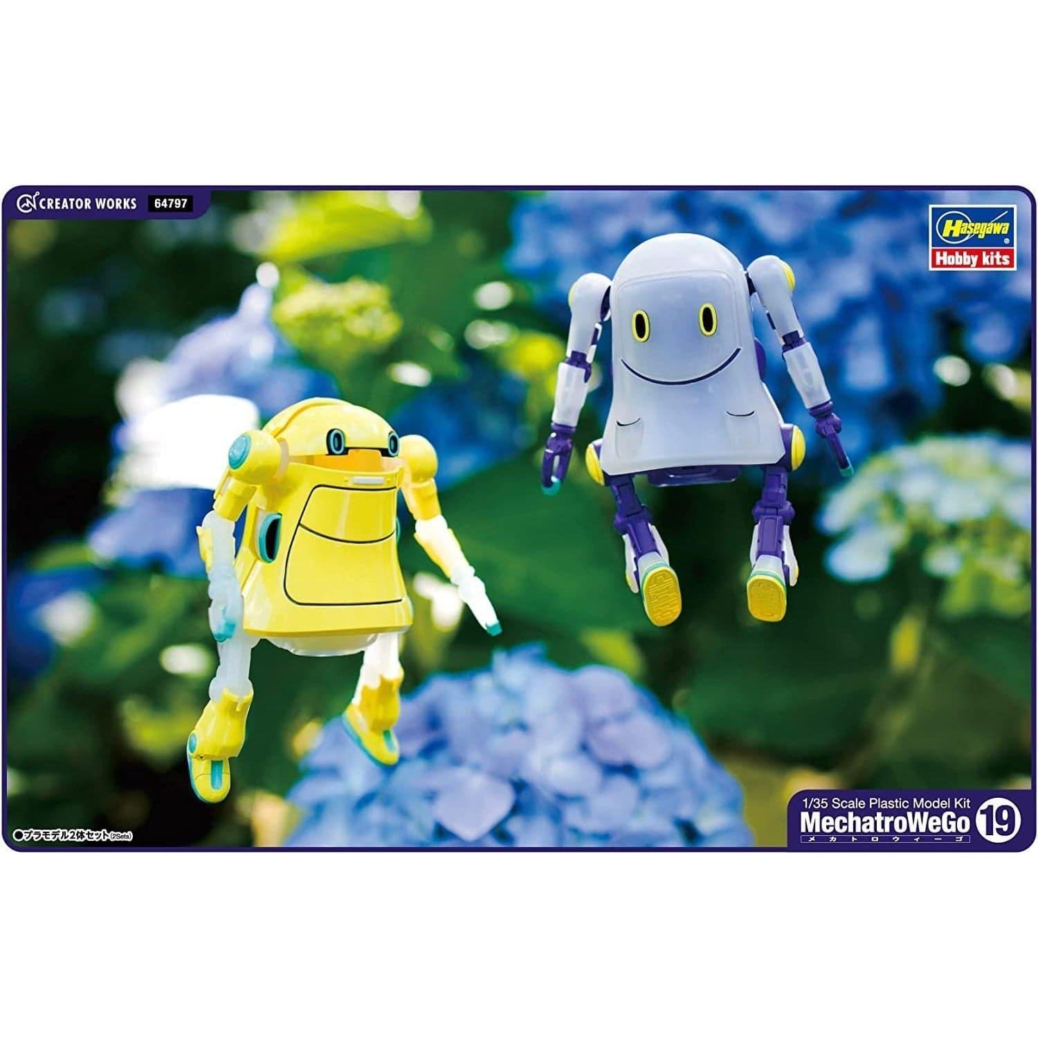 HASEGAWA MechatroWeGo No.19 Ghost "See-Through & Poncho" (Two kits in the box)