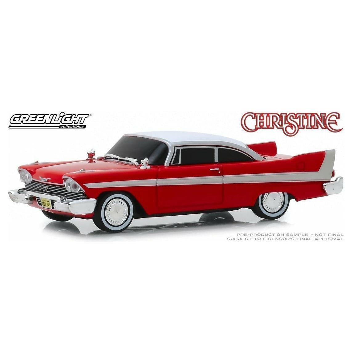 GREENLIGHT 1/43 Christine (1983) Evil 1958 Plymouth Fury