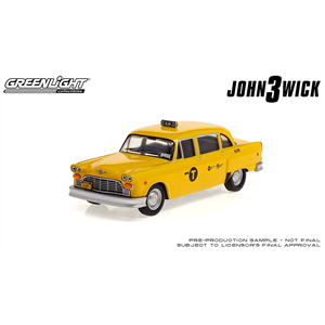 GREENLIGHT 1/43 John Wick Chapter 3 1974 Checker Motors Mar
