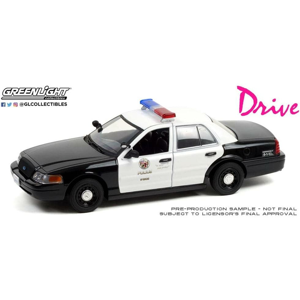 GREENLIGHT 1/24 Drive 2001 Ford Crown Victoria Police Inter