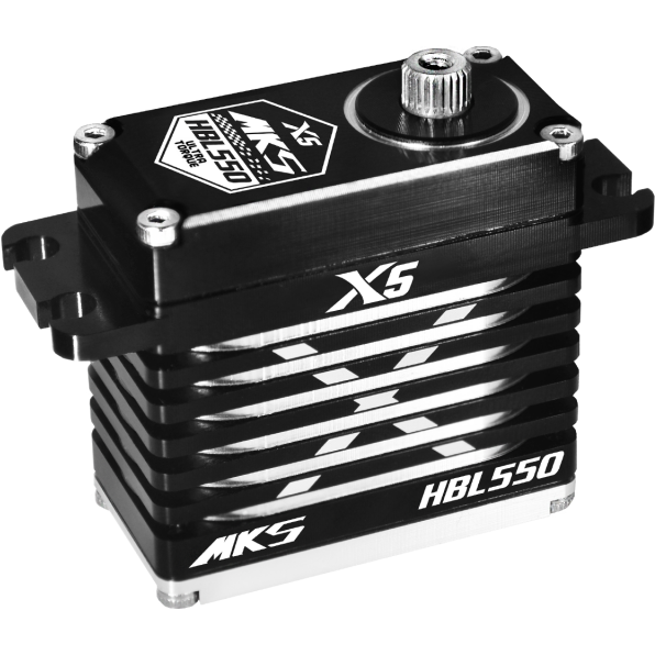 MKS Black Aluminium HBL550 Standard 38kg 8.4V Brushless Metal Geared Servo