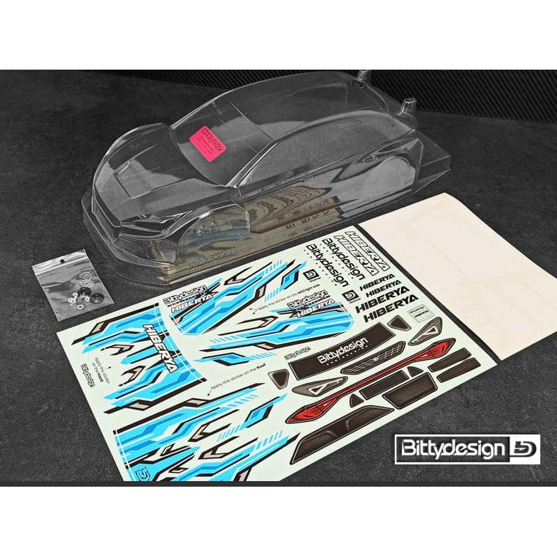 BITTYDESIGN 1/10 Hiberya 190mm Front Wheel Drive Car Clear Body