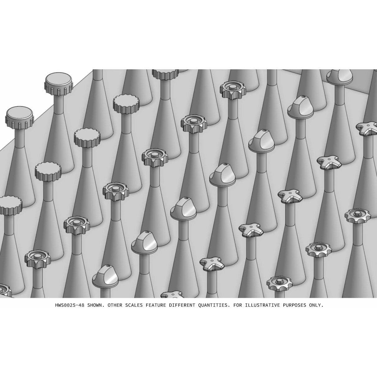 HWS 1/24 Mini Pack Knobs and Dials