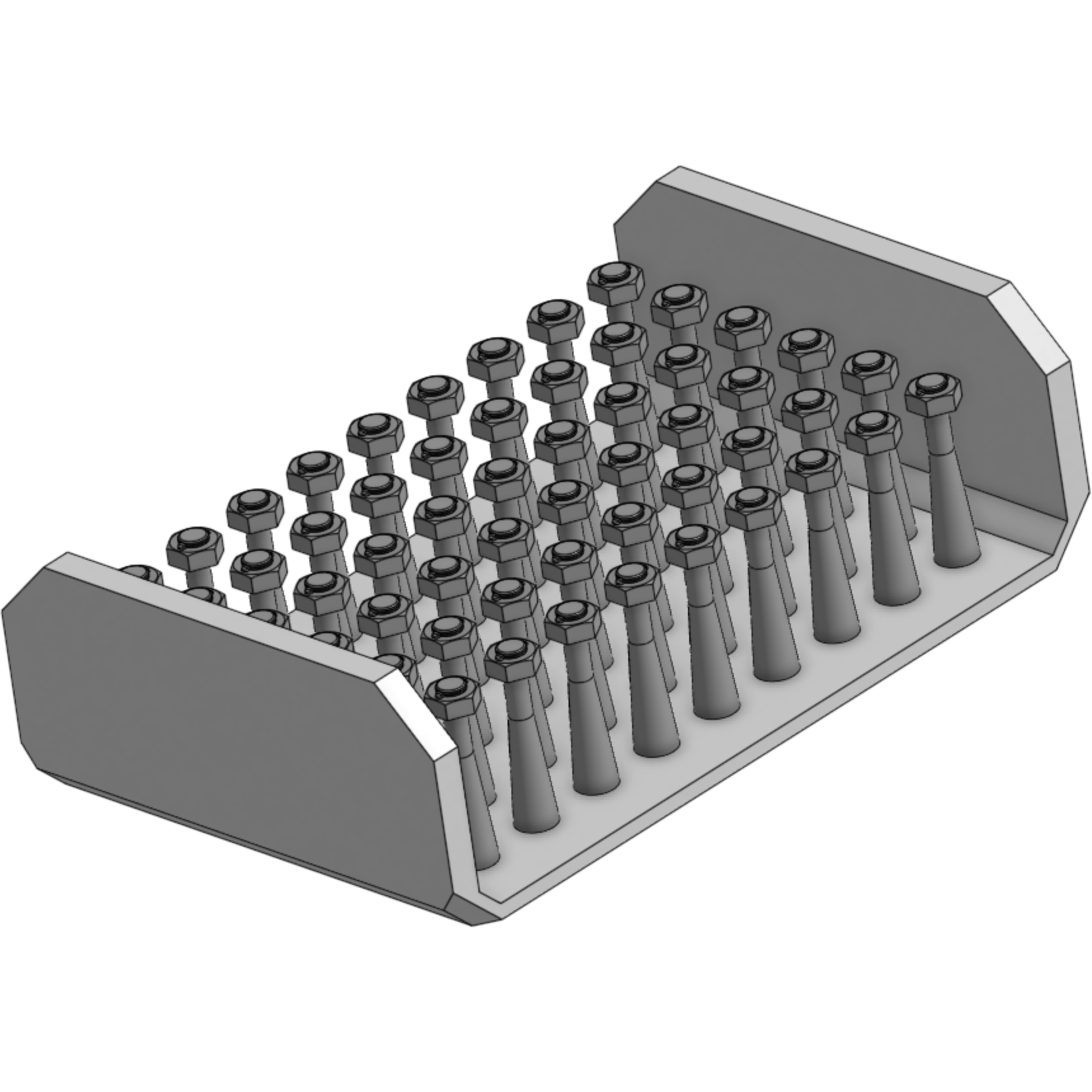 HWS Spot Welded Glasis Nuts and Bolts for Sturmgeschutz StuG III/P
