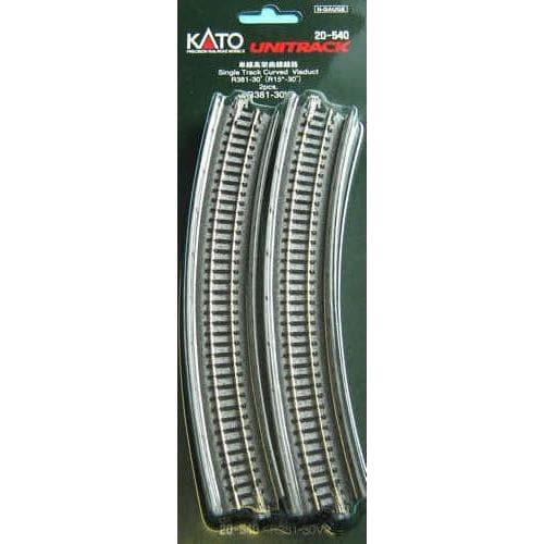 KATO N Single Track Curved Unitrack Viaduct R381-30Deg (2)