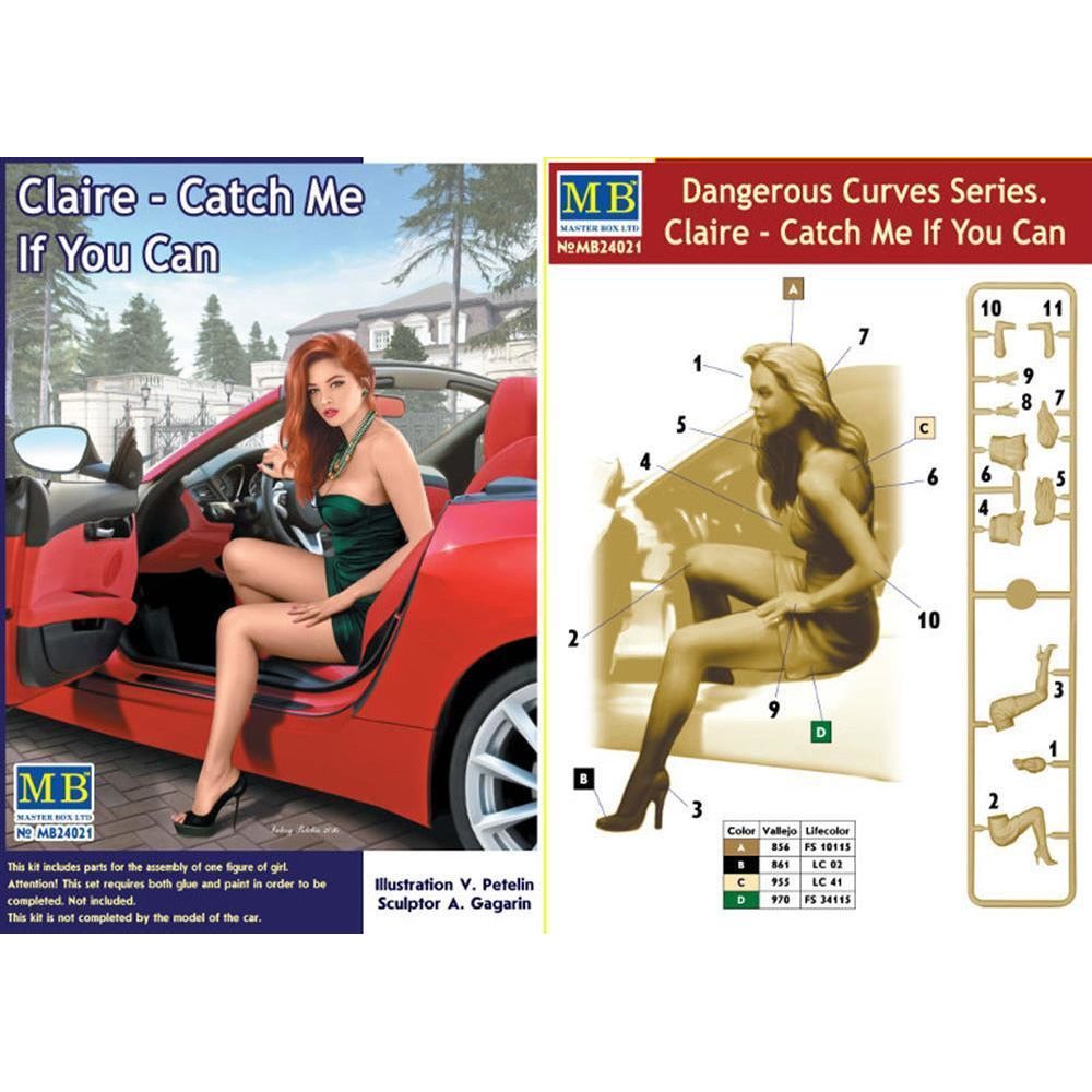 MASTER BOX 1/24 Dangerous Curve Series - Claire
