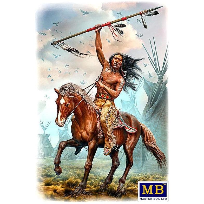 MASTER BOX 1/24 Buffalo Hunter. Running Bear