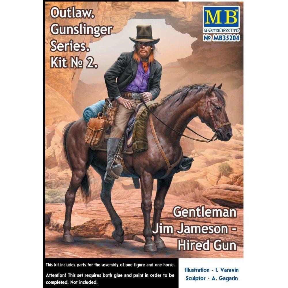MASTER BOX 1/35 Outlaw. Gunslinger Series. Kit No. 2. Gentleman Jim