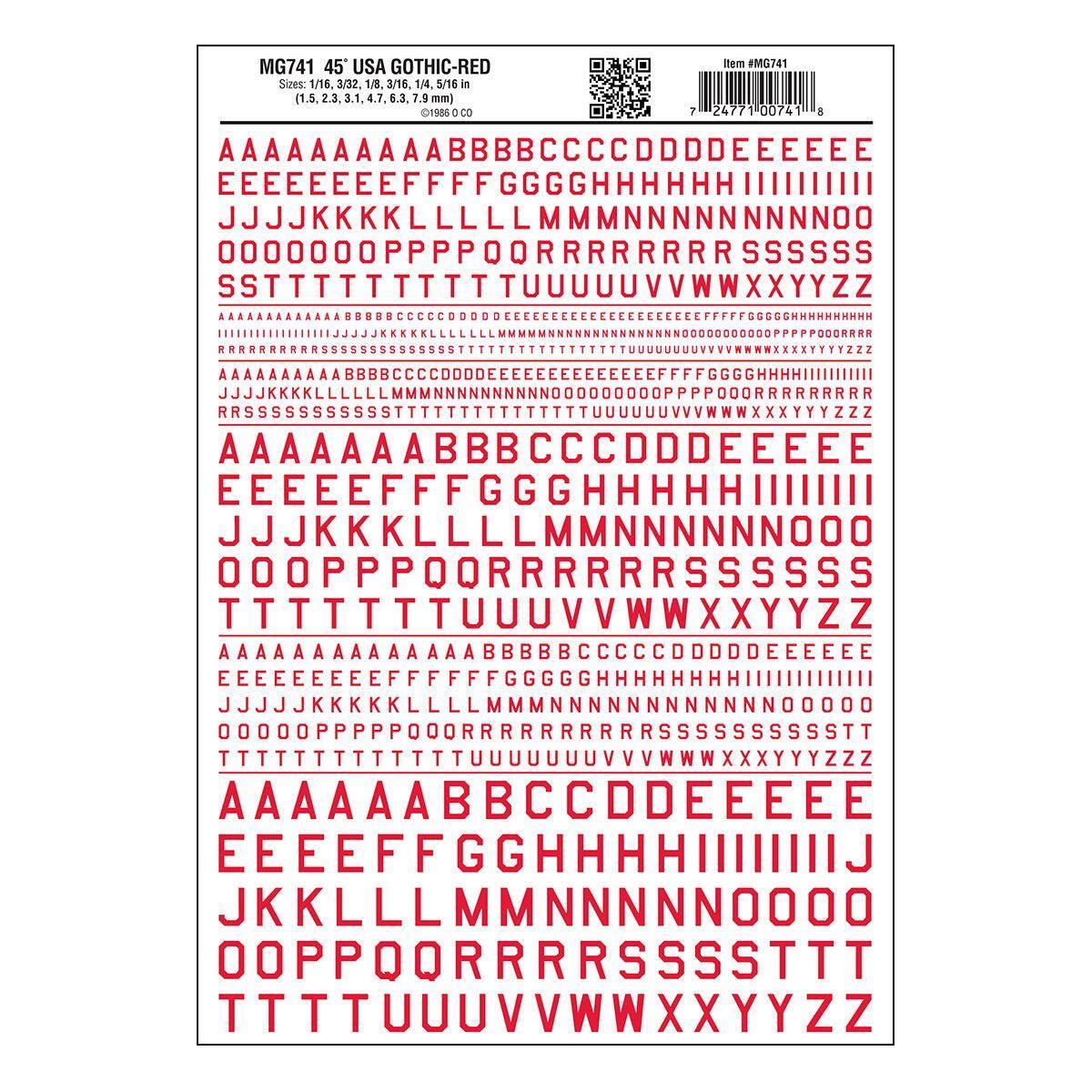 WOODLAND SCENICS 45 USA Gothic Red