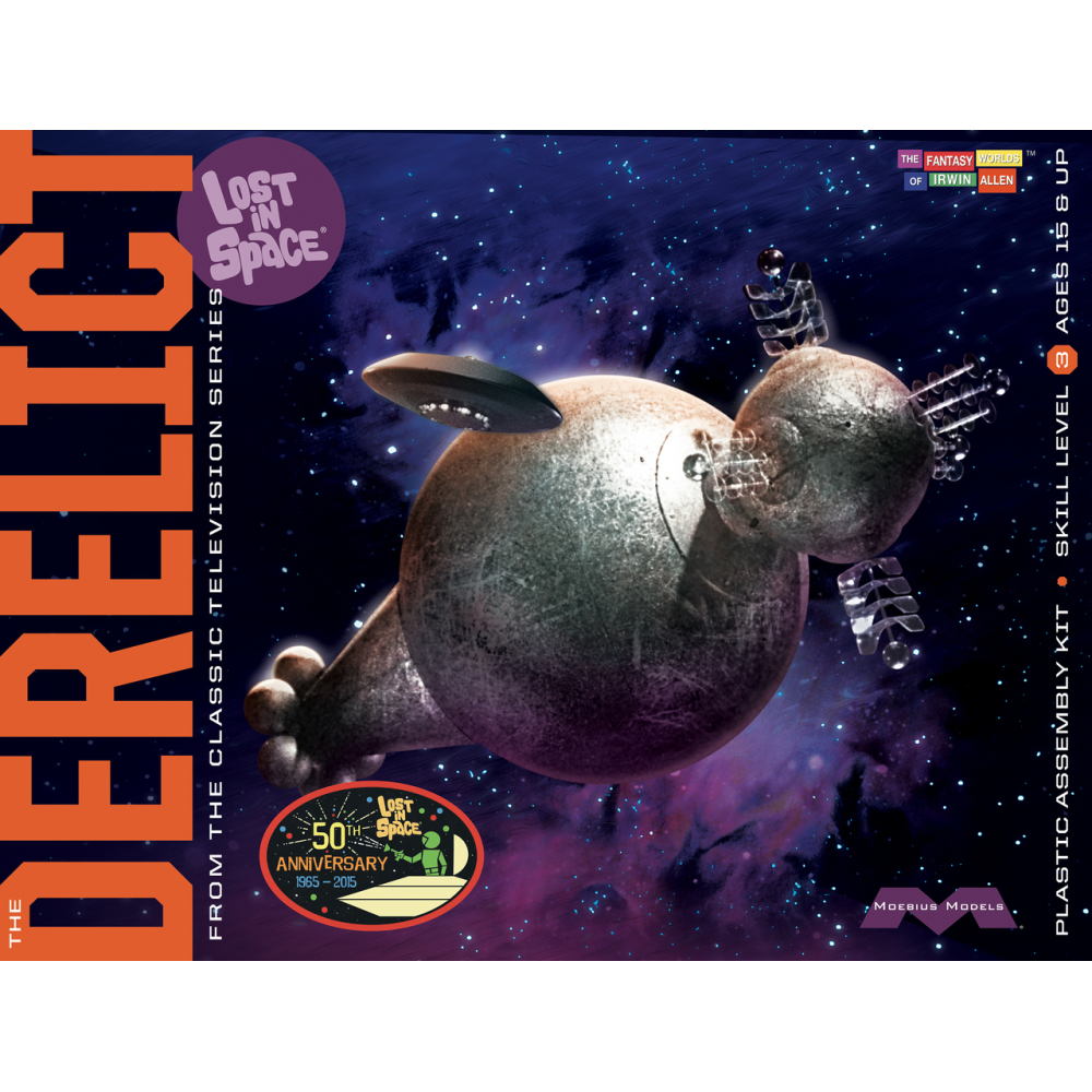 MOEBIUS 1/350 Lost in Space Derelict Plastic Kit