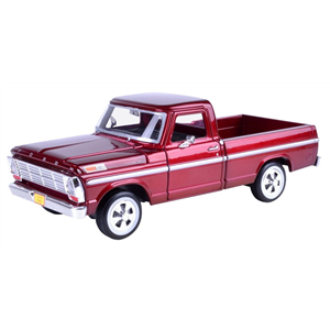 MOTORMAX 1/24 1969 Ford F-100 Pickup Red (Timeless Legends)