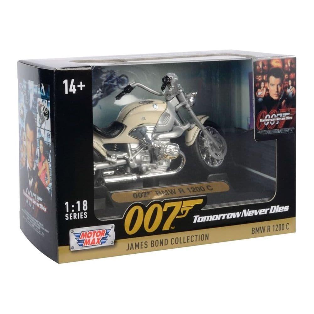MOTORMAX 1/18 BMW R 1200 C James Bond Tomorrow Never Dies