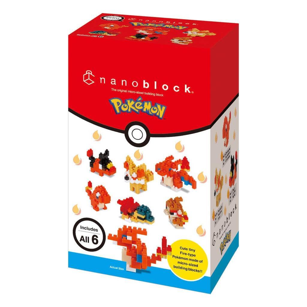 NANOBLOCK Mini Pokemon Box - 6 Designs, Fire-Type