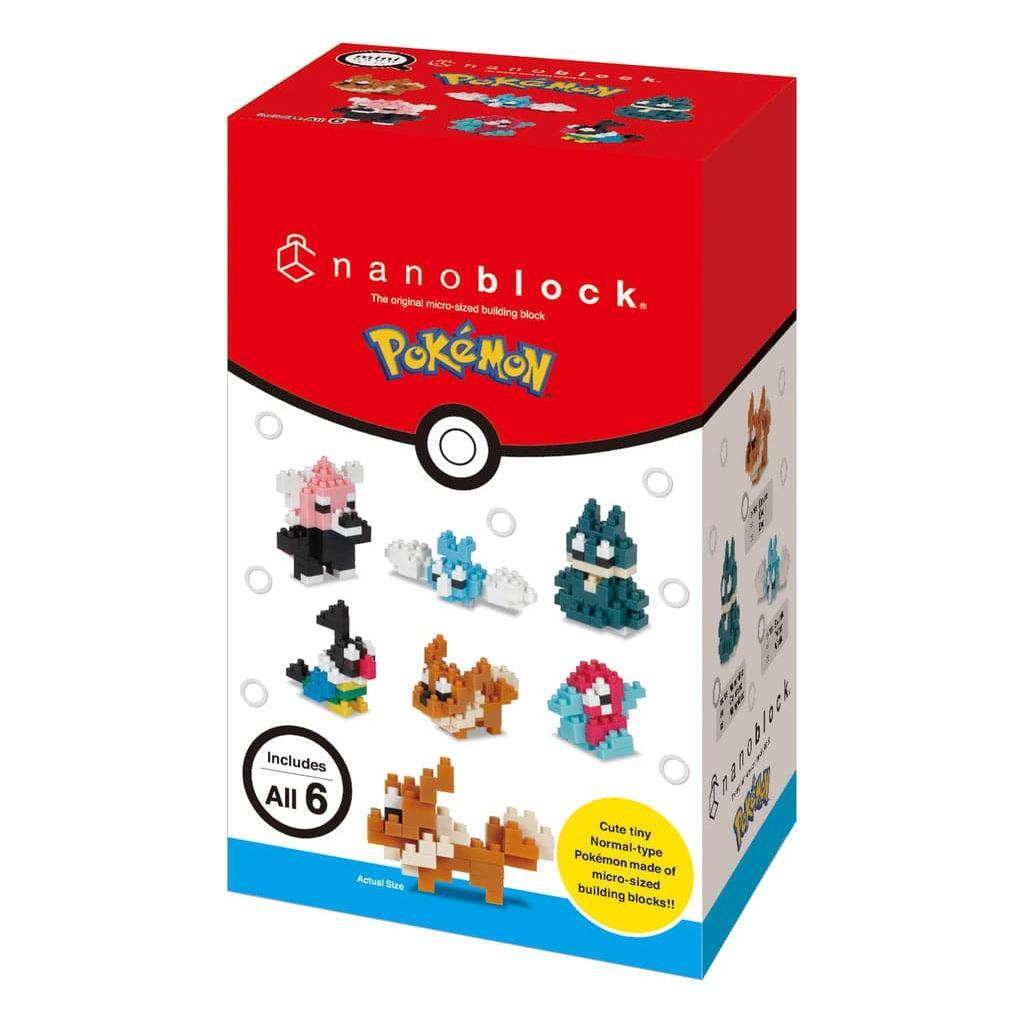 NANOBLOCK Mini Pokemon Box - 6 Designs, Normal-Type