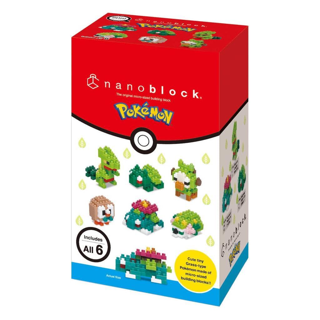 NANOBLOCK Mini Pokemon Box - 6 Designs, Grass-Type