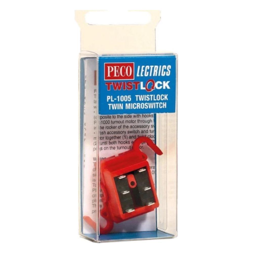 PECO PL-1005 Twistlock Twin Microswitch (PL1005)