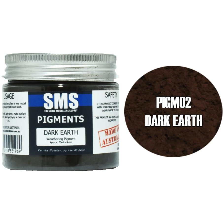 SMS Pigment Dark Earth 50ml
