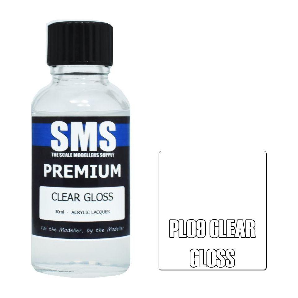SMS Premium Clear Gloss Acrylic Lacquer 30ml