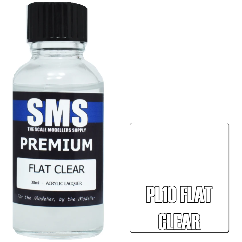 SMS Premium Flat Clear Acrylic Lacquer 30ml