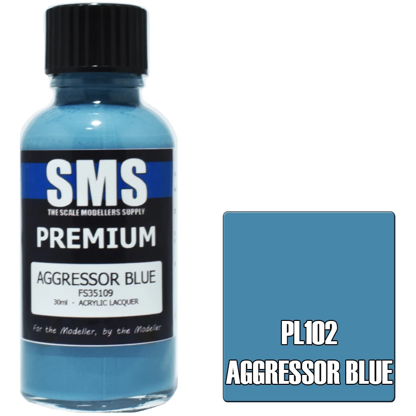 SMS Premium Aggressor Blue Acrylic Lacquer 30ml