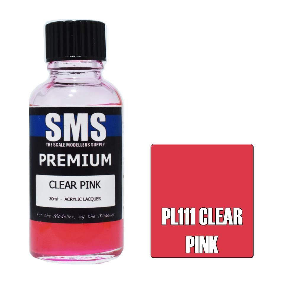 SMS Premium Clear Pink Acrylic Lacquer 30ml