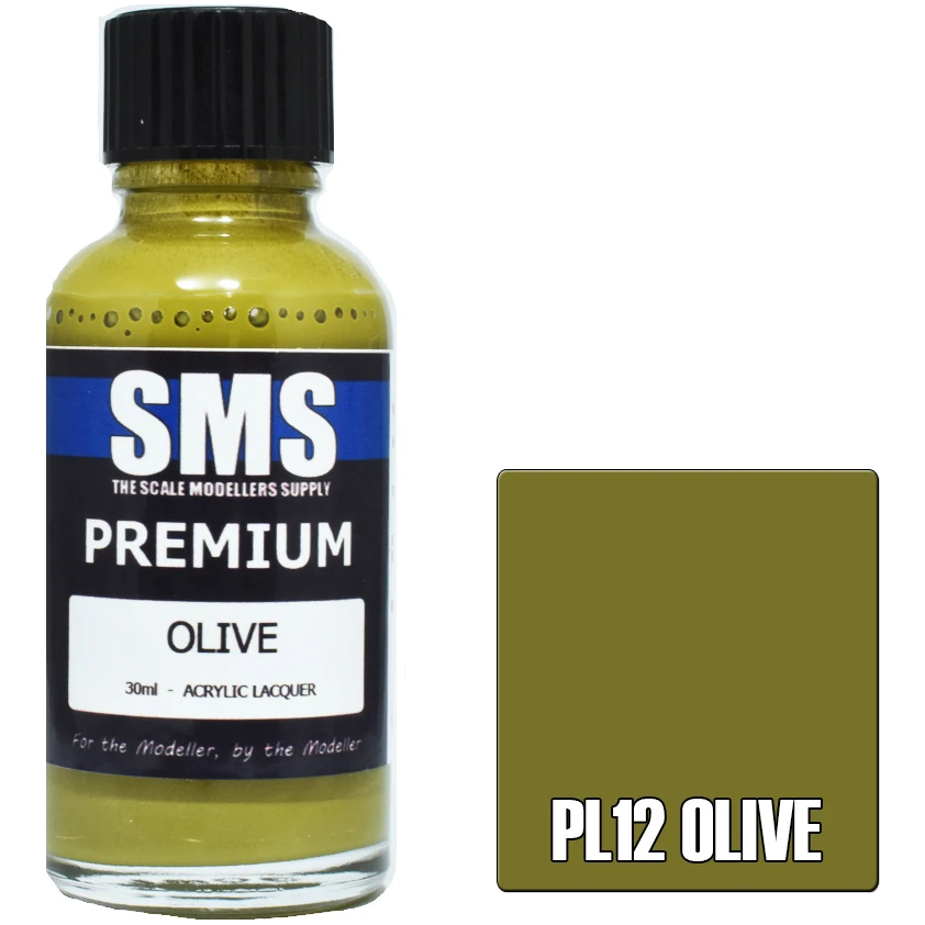 SMS Premium Olive Acrylic Lacquer 30ml